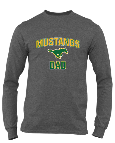 Hempstead Mustangs Dad Men's LS T-Shirt