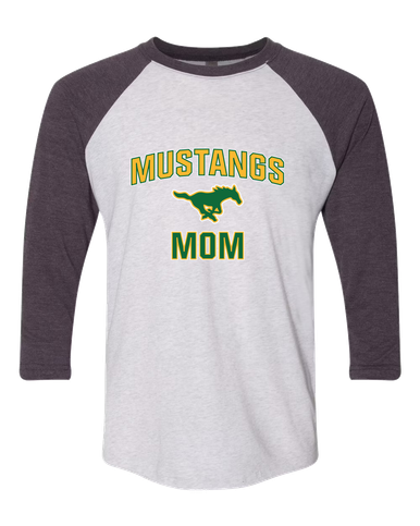 Hempstead Mustangs Mom Women's Baseball T-Shirt