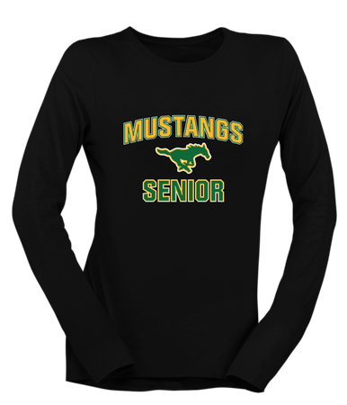Hempstead Mustangs Senior #1 Women's LS T-Shirt