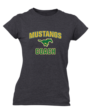 Hempstead Mustangs Coach Women's SS T-Shirt
