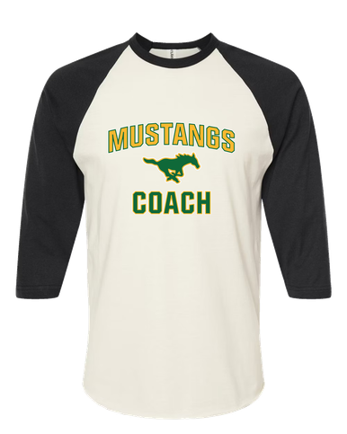 Hempstead Mustangs Coach Women's Baseball T-Shirt
