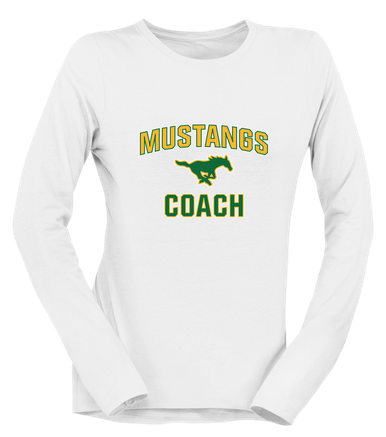 Hempstead Mustangs Coach Women's Premium LS T-Shirt