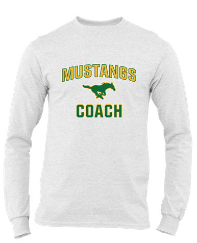 Hempstead Mustangs Coach Men's LS T-Shirt