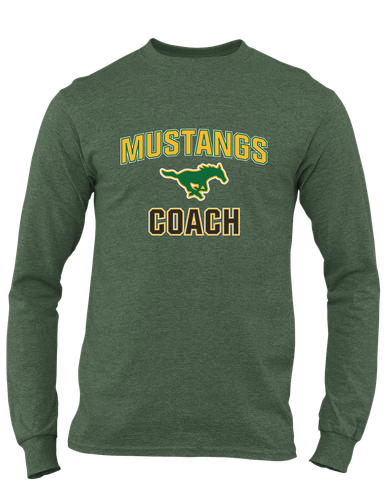 Hempstead Mustangs Coach Men's Premium LS T-Shirt