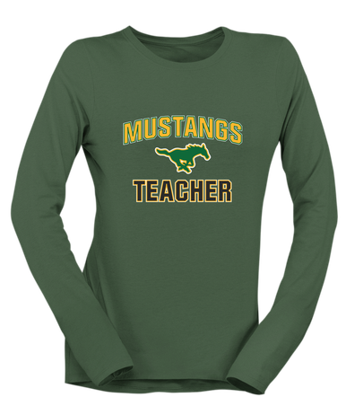 Hempstead Mustangs Teacher Women's Premium LS T-Shirt
