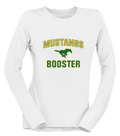 Hempstead Mustangs Booster Women's LS T-Shirt