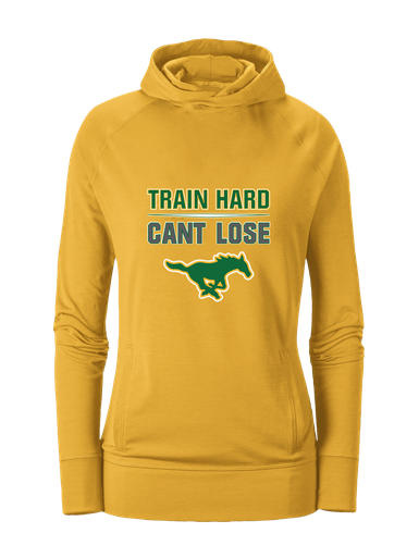 Hempstead Mustangs Train Hard, Can't Lose Women's Hoodie