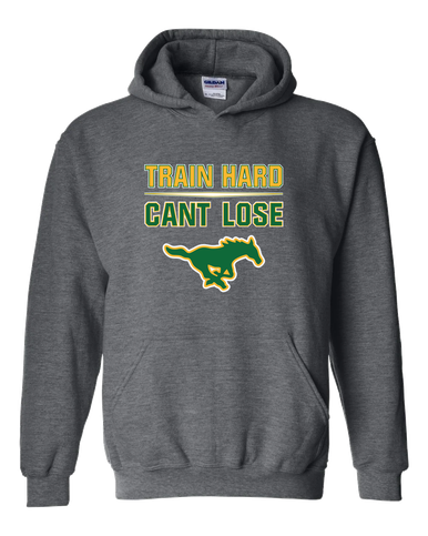 Hempstead Mustangs Train Hard, Can't Lose Men's Hoodie