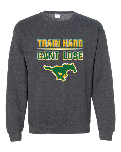 Hempstead Mustangs Train Hard, Can't Lose Men's Sweatshirt