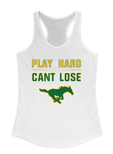 Hempstead Mustangs Play Hard, Can't Lose Women's Tank Top