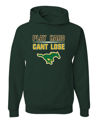 Hempstead Mustangs Play Hard, Can't Lose Men's Premium Hoodie