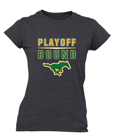 Hempstead Mustangs Playoff Bound Women's Premium SS T-Shirt