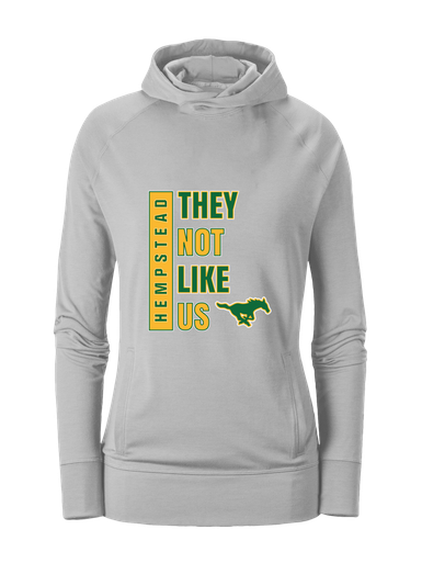 Hempstead Mustangs They Not Like Us #1 Women's Hoodie