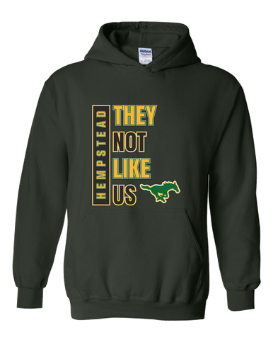 Hempstead Mustangs They Not Like Us #1 Men's Hoodie