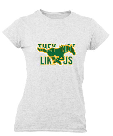 Hempstead Mustangs They Not Like Us #2 Women's SS T-Shirt
