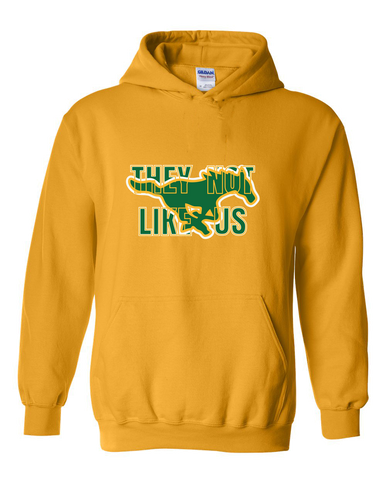 Hempstead Mustangs They Not Like Us #2 Men's Hoodie