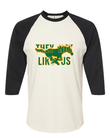 Hempstead Mustangs They Not Like Us #2 Men's Baseball T-Shirt