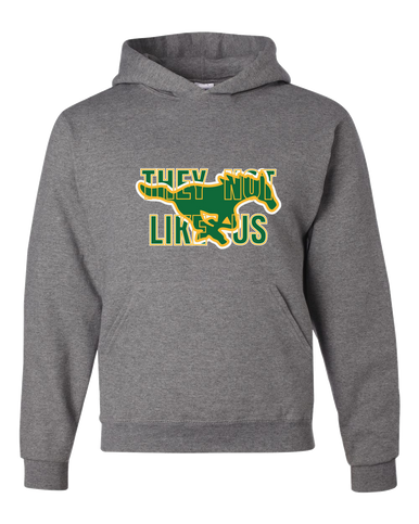 Hempstead Mustangs They Not Like Us #2 Men's Premium Hoodie
