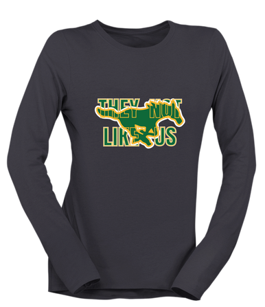 Hempstead Mustangs They Not Like Us #2 Women's Premium LS T-Shirt
