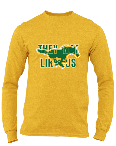 Hempstead Mustangs They Not Like Us #2 Men's LS T-Shirt
