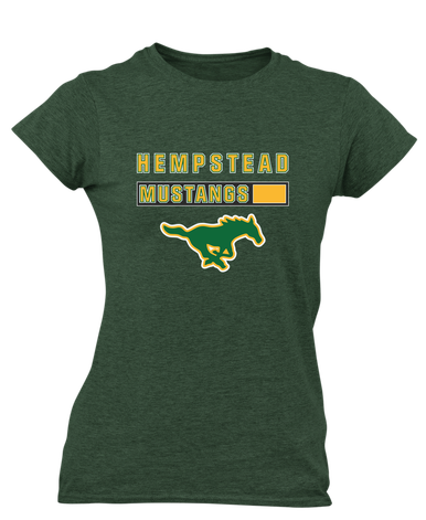 Hempstead Mustangs Mascot #7 Women's SS T-Shirt