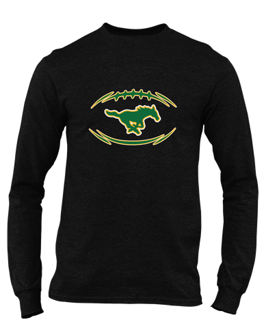 Hempstead Mustangs Football #3 Men's Premium LS T-Shirt