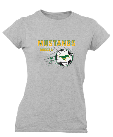 Hempstead Mustangs Soccer #2 Women's SS T-Shirt