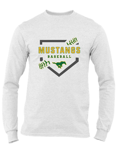 Hempstead Mustangs Baseball #2 Men's Premium LS T-Shirt