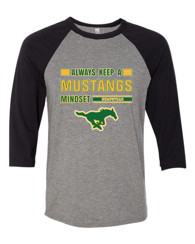 Hempstead Mustangs Mindset Men's Baseball T-Shirt