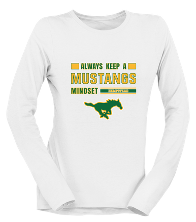 Hempstead Mustangs Mindset Women's Premium LS T-Shirt