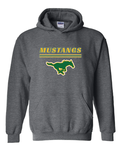 Hempstead Mustangs Mascot #8 Men's Hoodie