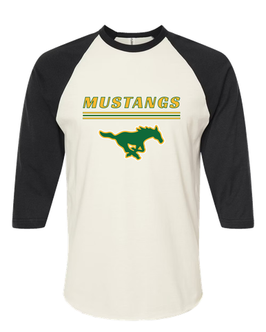 Hempstead Mustangs Mascot #8 Men's Baseball T-Shirt