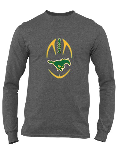 Hempstead Mustangs Football #4 Men's Premium LS T-Shirt