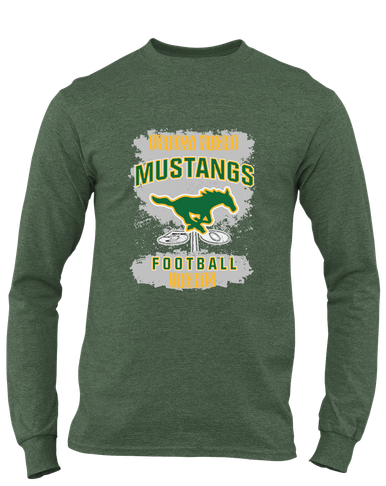 Hempstead Mustangs Football #6 Men's LS T-Shirt