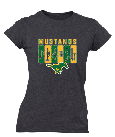 Hempstead Mustangs Band # 2 Women's Premium SS T-Shirt