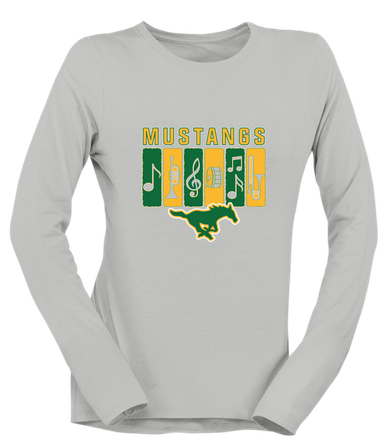 Hempstead Mustangs Band # 2 Women's Premium LS T-Shirt