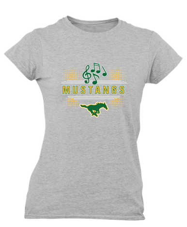 Hempstead Mustangs Band # 3 Women's SS T-Shirt