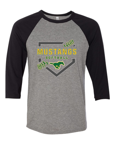 Hempstead Mustangs Softball #2 Women's Baseball T-Shirt