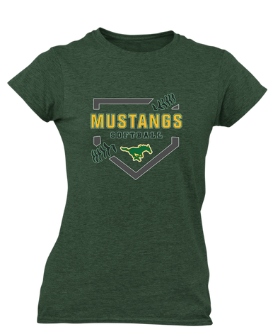 Hempstead Mustangs Softball #2 Women's SS T-Shirt
