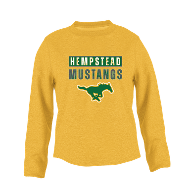 Hempstead Mustangs Mascot #9 Women's Sweatshirt