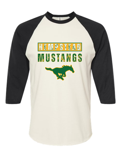 Hempstead Mustangs Mascot #9 Women's Baseball T-Shirt