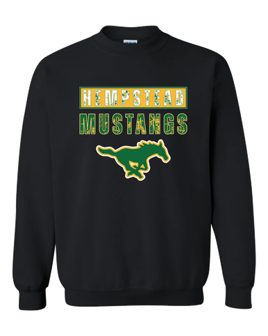 Hempstead Mustangs Mascot #9 Men's Sweatshirt