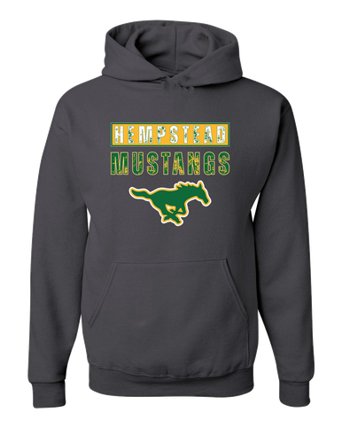 Hempstead Mustangs Mascot #9 Men's Premium Hoodie