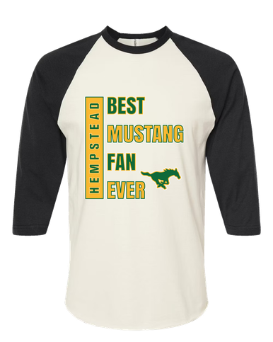 Hempstead Mustangs Best Mustang Fan Men's Baseball T-Shirt