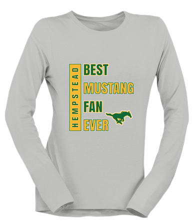 Hempstead Mustangs Best Mustang Fan Women's Premium LS T-Shirt