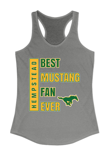 Hempstead Mustangs Best Mustang Fan Women's Tank Top