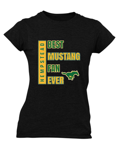 Hempstead Mustangs Best Mustang Fan Women's Premium SS T-Shirt