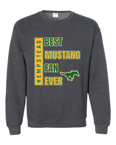Hempstead Mustangs Best Mustang Fan Men's Sweatshirt