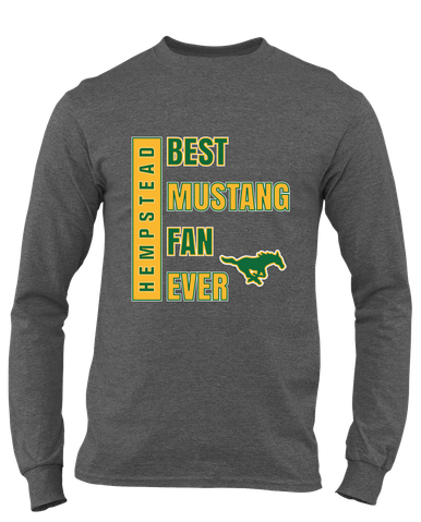 Hempstead Mustangs Best Mustang Fan Men's LS T-Shirt