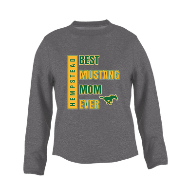 Hempstead Mustangs Best Mustang Mom Women's Sweatshirt